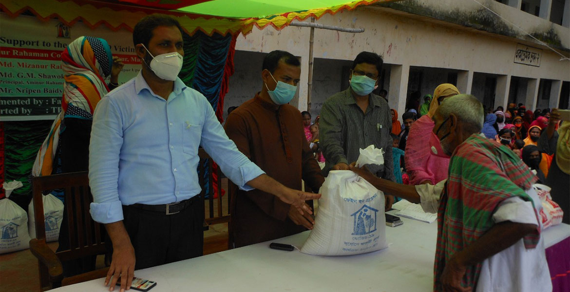 Emergency support to the COVID 19 victims for the coastal people